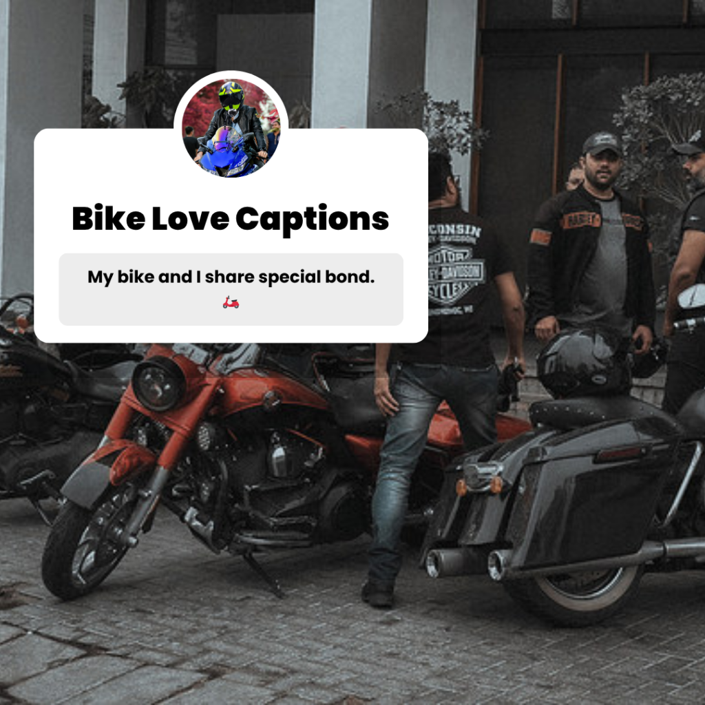 bike love captions