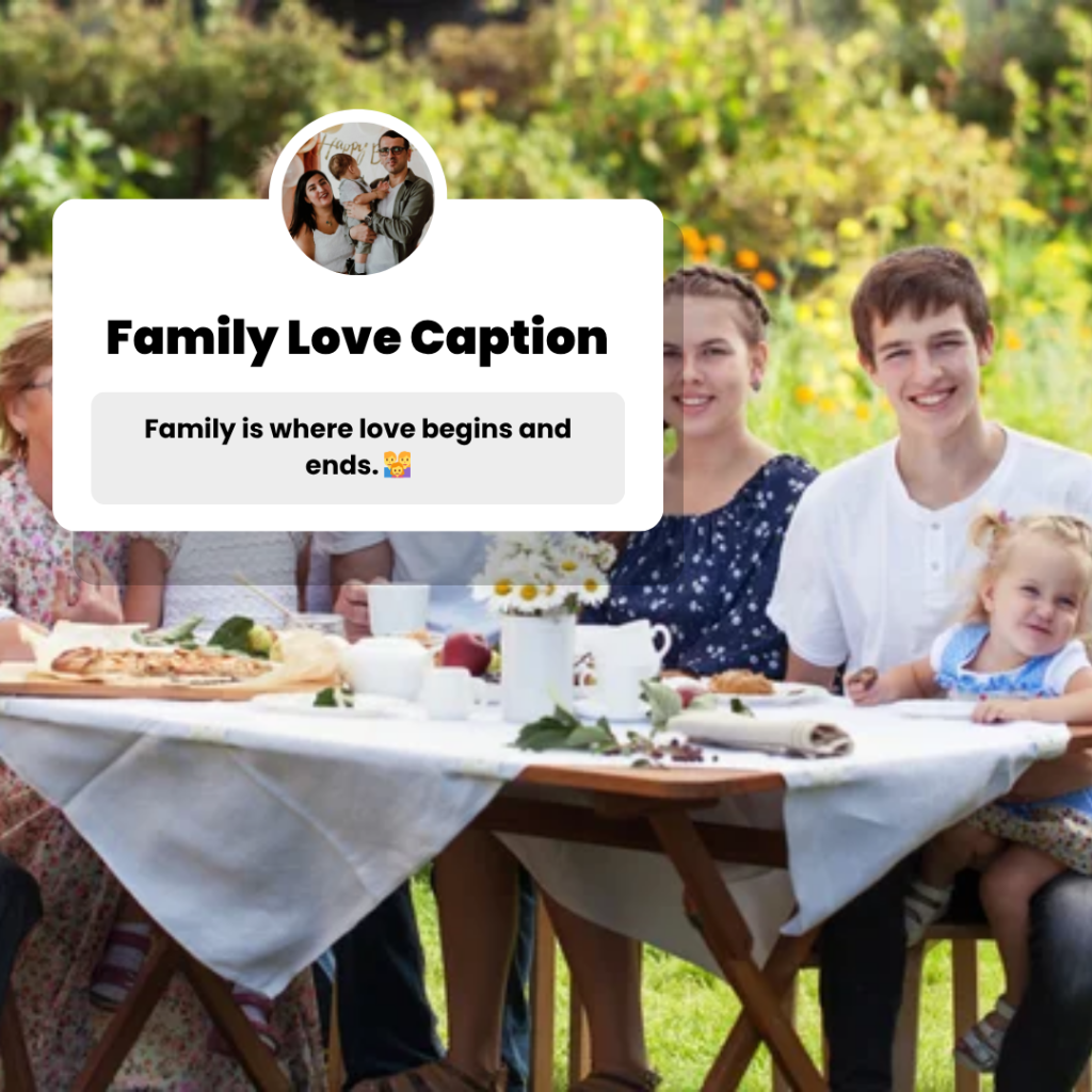 family love caption