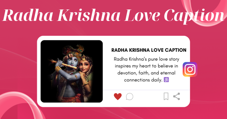 radha krishna love caption